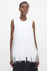 Comme des Garçons Tulle Fringe Top
