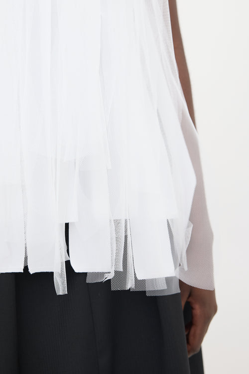 Comme des Garçons Tulle Fringe Top
