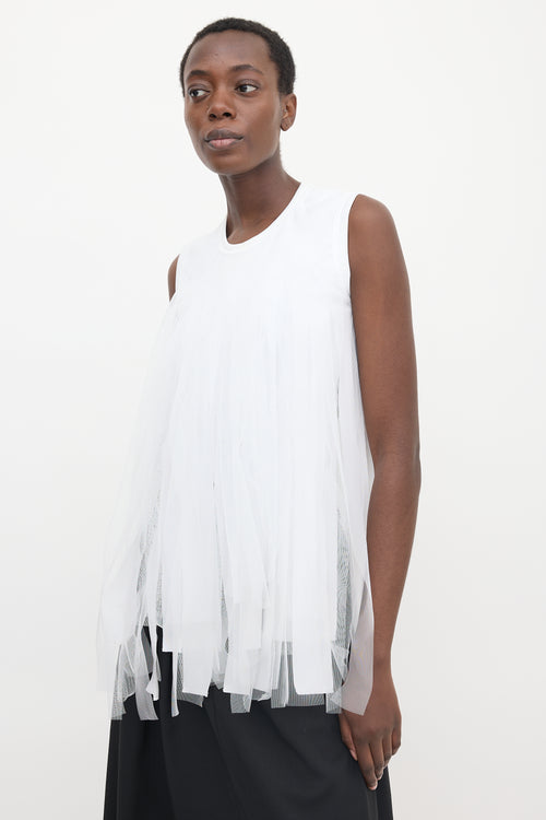 Comme des Garçons Tulle Fringe Top