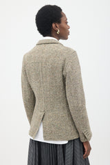 Comme des Garçons Tweed Herringbone Blazer