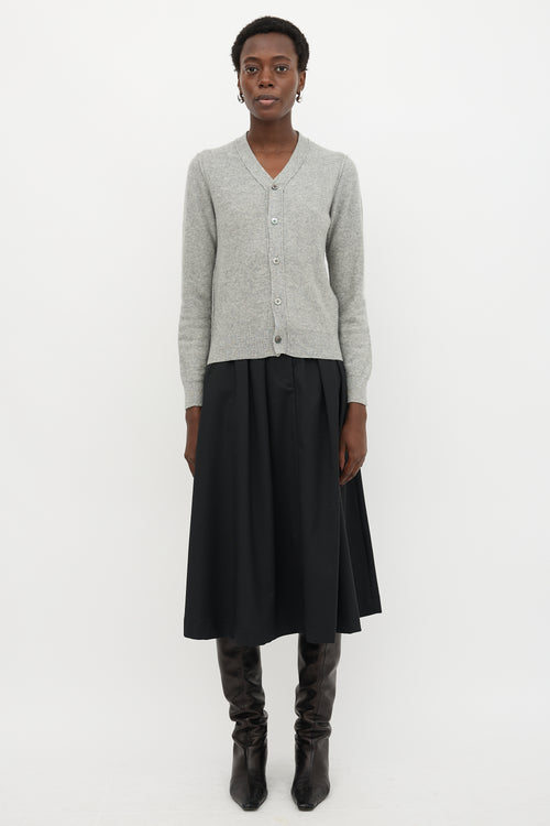 Comme des Garçons Wool Inverted Cardigan