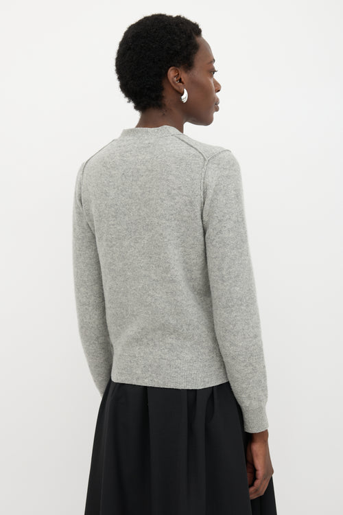 Comme des Garçons Wool Inverted Cardigan