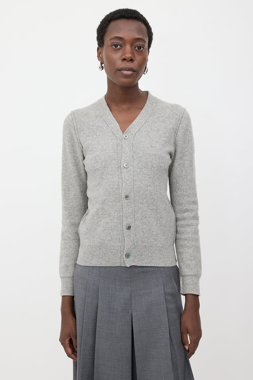 Comme des Garçons Wool Inverted Cardigan