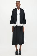 Comme des Garçons Wool Top Stitch Seam Blazer