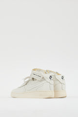 Comme des Garçons X Nike White Air Force 1 Mid Sneaker