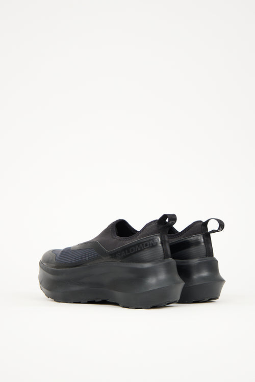 Comme des Garçons X Salomon Black & Navy Platform Sneaker