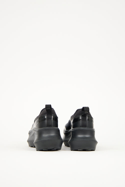 Comme des Garçons X Salomon Black & Navy Platform Sneaker