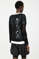 Comme des Garçons Wool Open Knit  Sweater