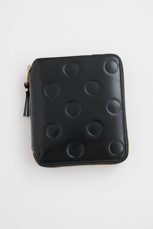 Comme des Garçons Leather Polka Dot Wallet