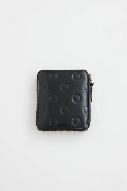 Comme des Garçons Leather Polka Dot Wallet
