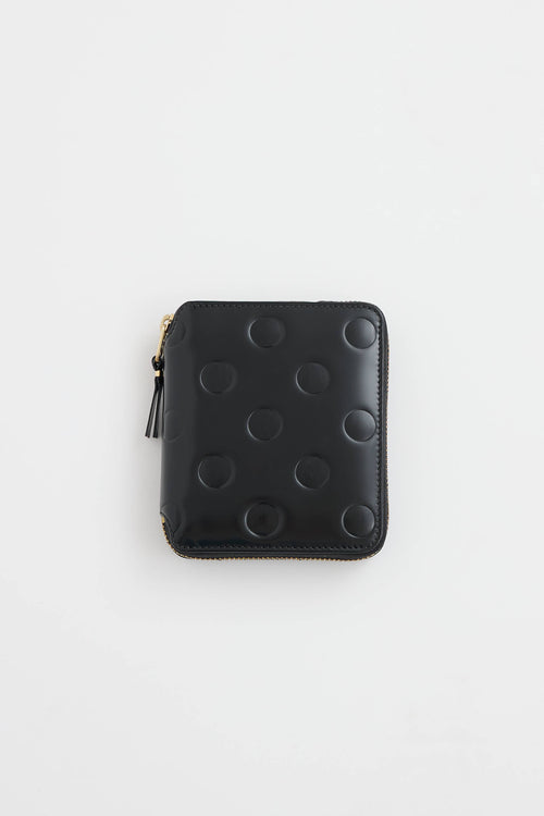 Comme des Garçons Leather Polka Dot Wallet