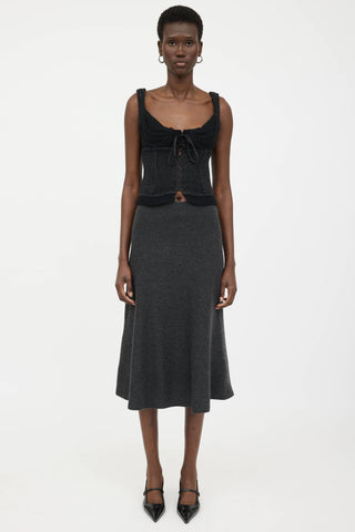 Comme des Garçons Tao 2005 Wool Corset