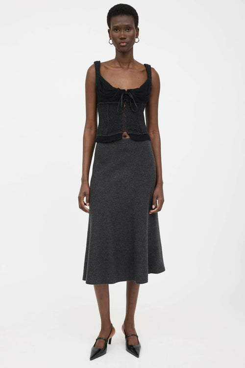 Comme des Garçons Tao 2005 Wool Corset