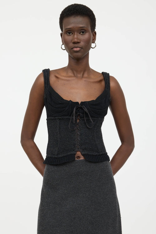 Comme des Garçons Tao 2005 Wool Corset