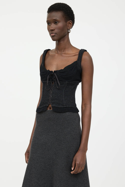 Comme des Garçons Tao 2005 Wool Corset