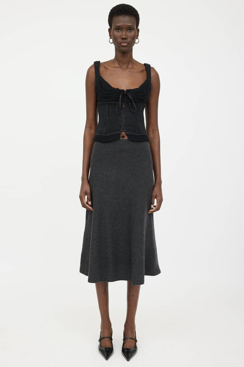 Comme des Garçons Tao 2005 Wool Corset