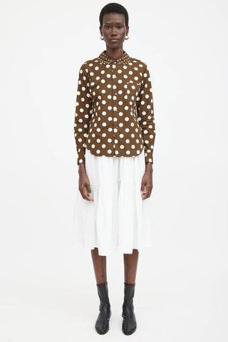 Comme des Garçons Poplin Polka Dot Shirt