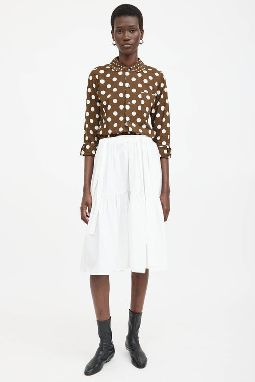 Comme des Garçons Poplin Polka Dot Shirt