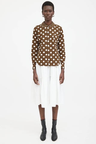 Comme des Garçons Poplin Polka Dot Shirt