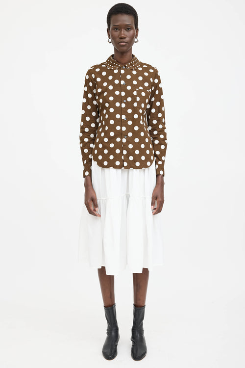 Comme des Garçons Poplin Polka Dot Shirt