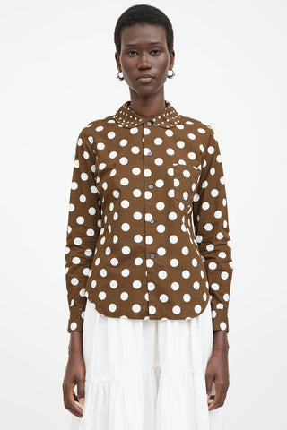 Comme des Garçons Poplin Polka Dot Shirt