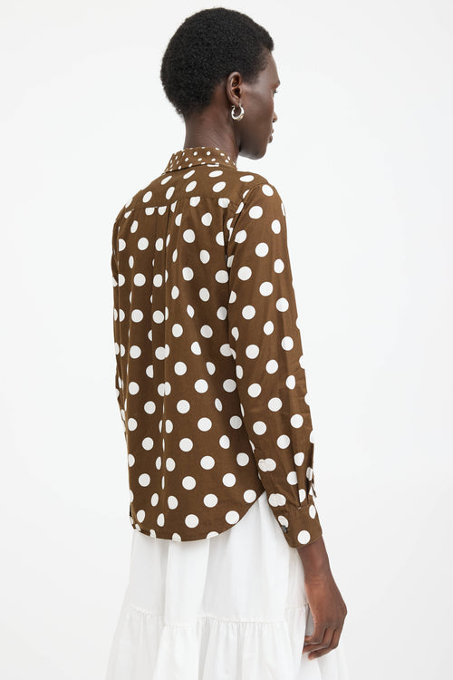 Comme des Garçons Poplin Polka Dot Shirt