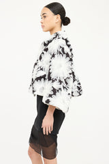 Comme des Garçons Floral Mesh Jacket