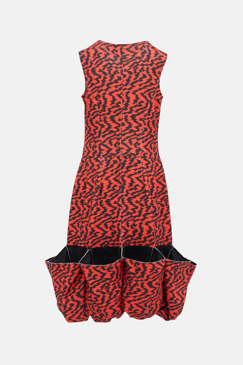  Patterned Pocket Dress