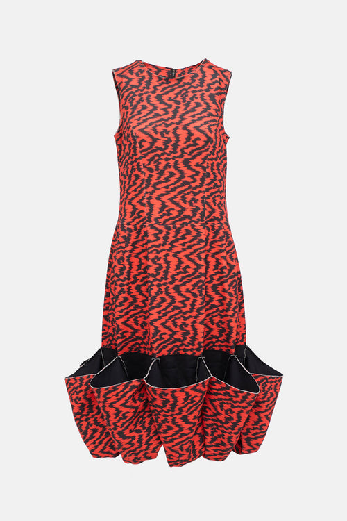 Comme des Garçons Patterned Pocket Dress