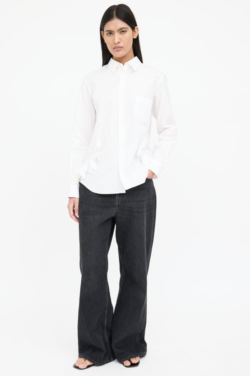 Comme des Garçons Ruffle Button Up Shirt