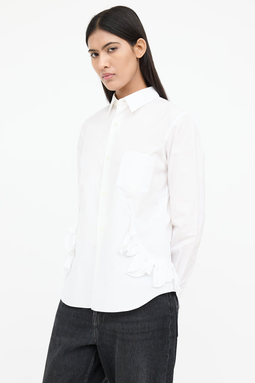 Comme des Garçons Ruffle Button Up Shirt