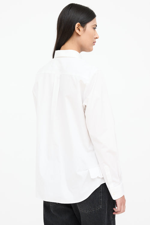 Comme des Garçons Ruffle Button Up Shirt
