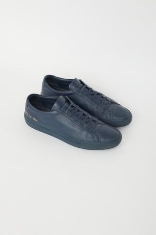 Common Projects Navy Achilles Low Sneaker