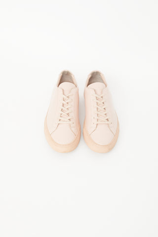 Common Projects Pink Achilles Low Sneaker