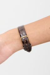 Concord Gold & Brown Embossed Leather San Remo Watch