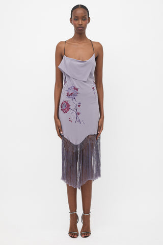 Conner Ives Silk Piano Shawl Dress