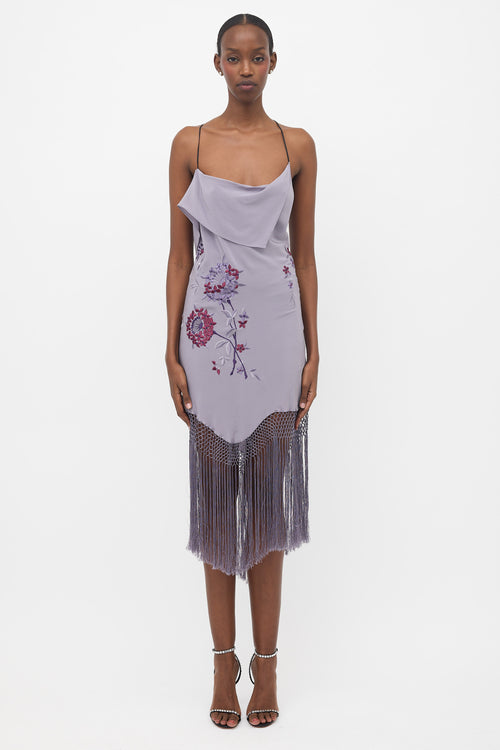 Conner Ives Silk Piano Shawl Dress