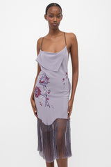 Conner Ives Silk Piano Shawl Dress