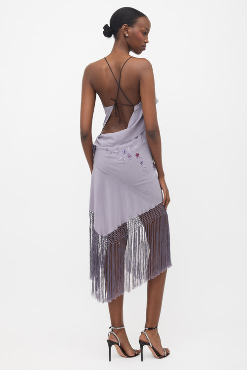 Conner Ives Silk Piano Shawl Dress