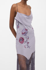 Conner Ives Silk Piano Shawl Dress
