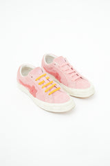Converse Le Fleur Pink Suede Sneaker