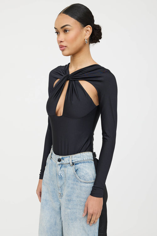 Coperni Knotted Cut Out Bodysuit