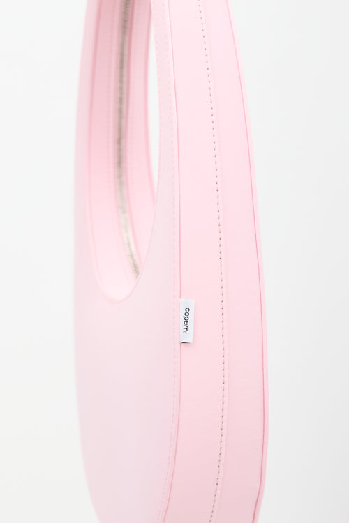 Coperni Pink Satin Swipe Bag