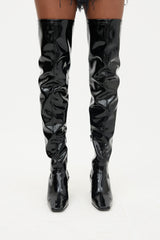 Coperni Vinyl Thigh Boot