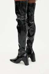 Coperni Vinyl Thigh Boot