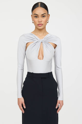 Coperni Knotted Cut Out Bodysuit