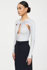 Coperni Knotted Cut Out Bodysuit
