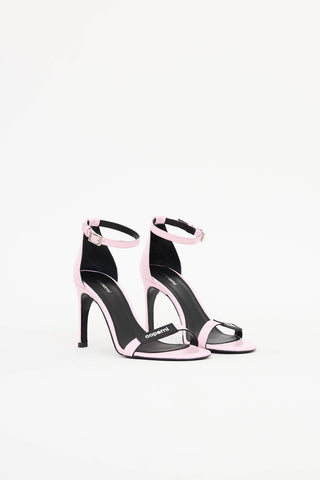 Coperni Skinny Strap Logo Heel