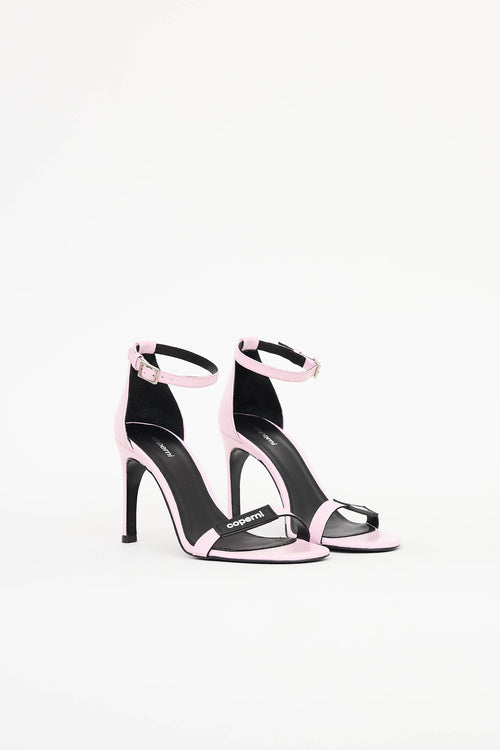 Coperni Skinny Strap Logo Heel