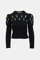 Cormio Wool Embroidered Sweater